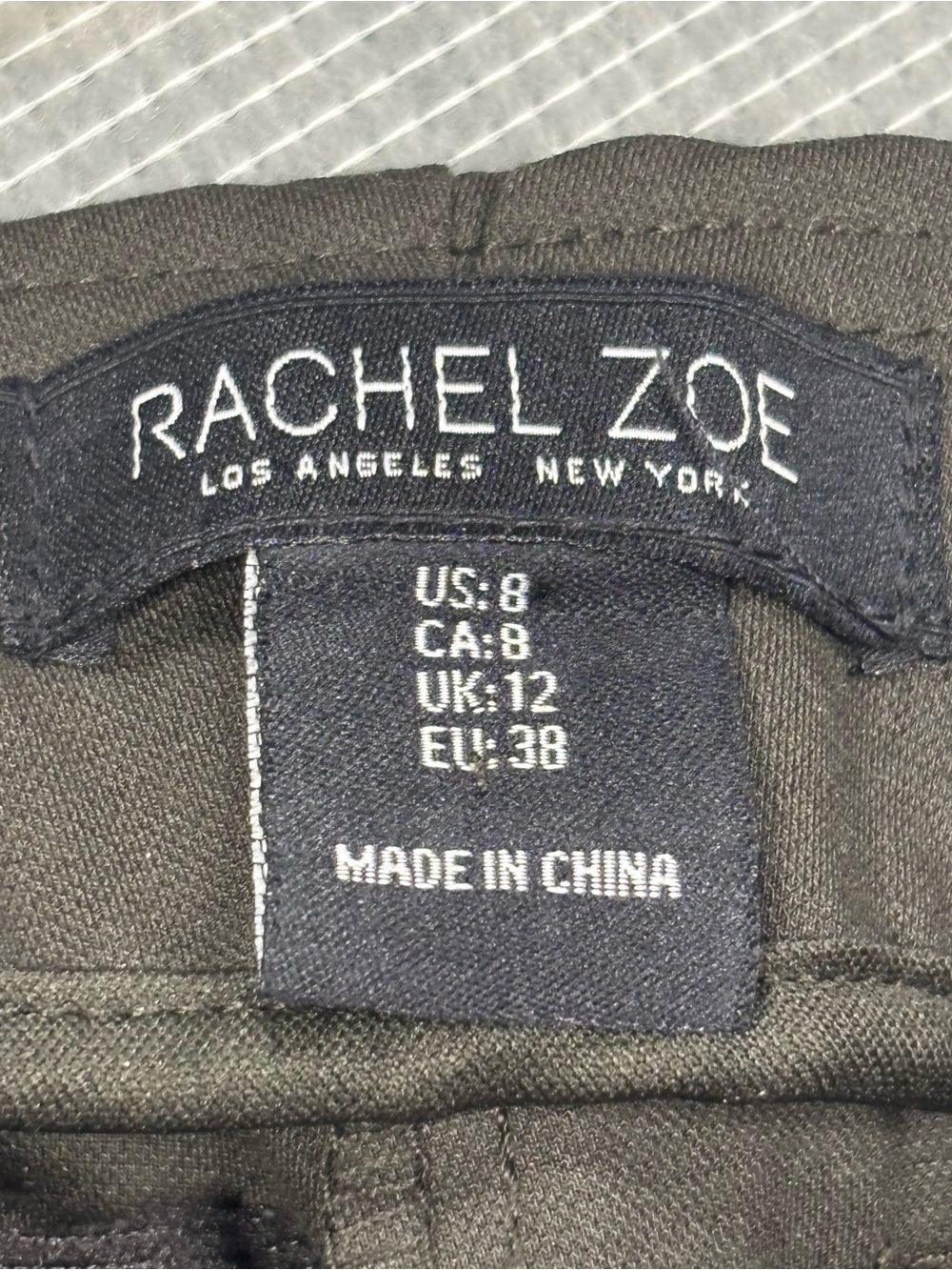 Rachel Zoe Dark Green Skinny Zip-Pocket Jeans - Picture 2 of 10